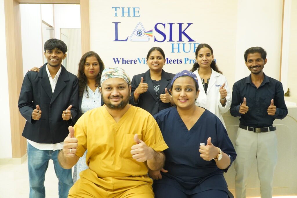 DrJignesh gala and DrNamrata bhuta with entire team