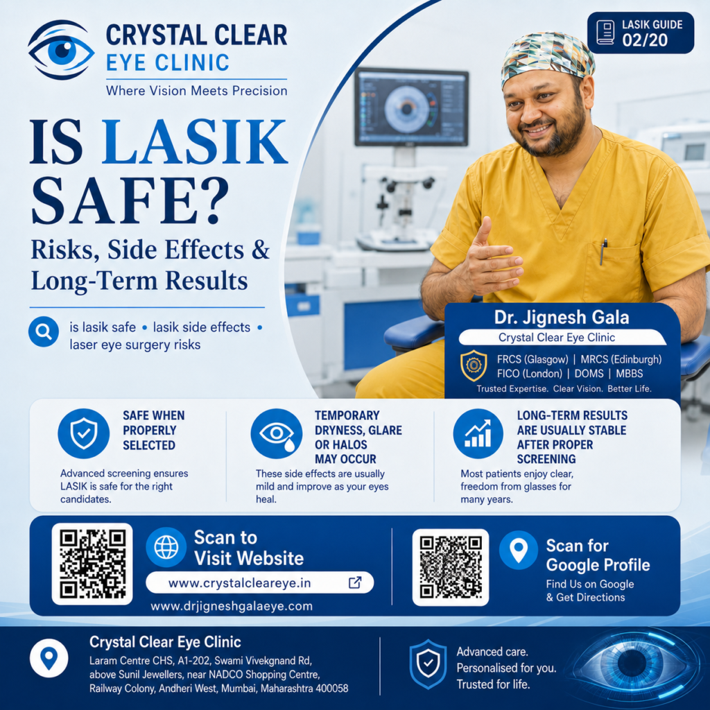 Is Lasik safe ? by DR Jignesh Gala
